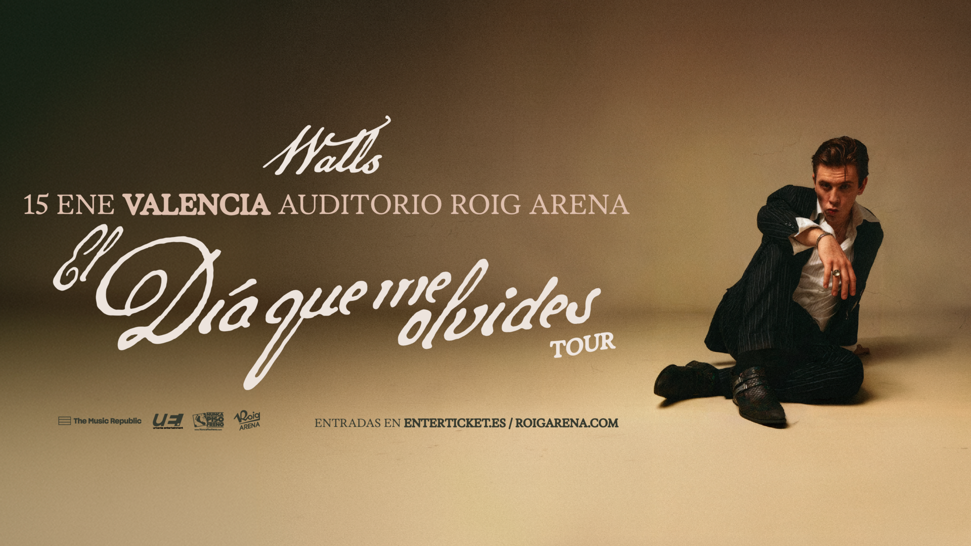 El Día que me olvides Tour - Walls