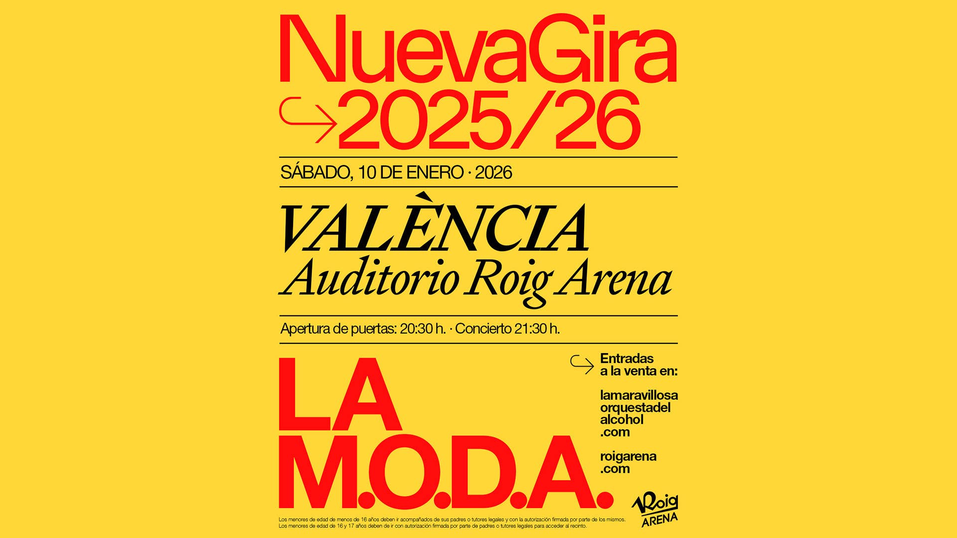 Nueva Gira 25/26 - LA M.O.D.A.