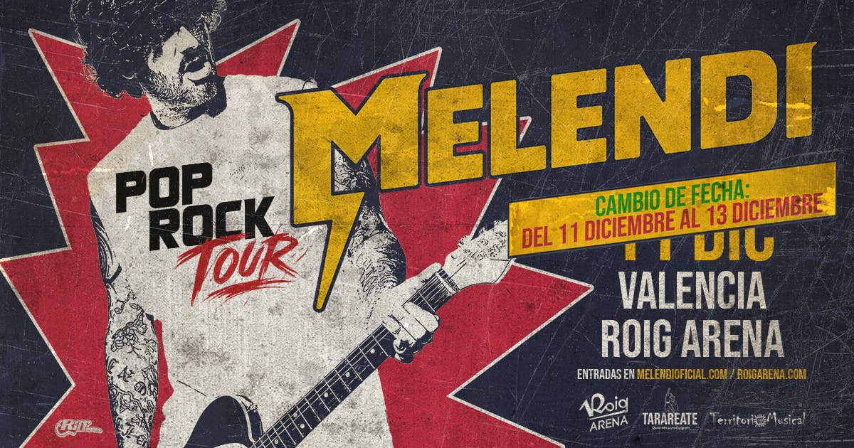 Pop Rock Tour - Melendi