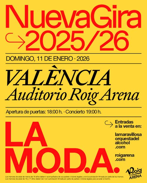 Nueva Gira 25/26 - LA M.O.D.A.