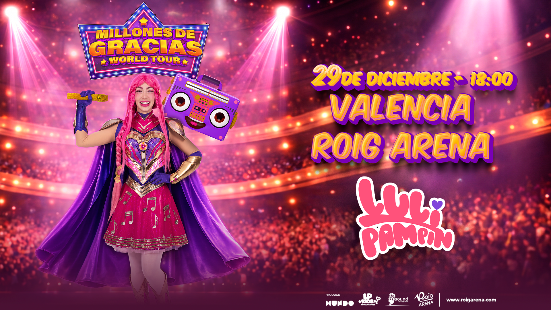 Luli Pampín en Valencia