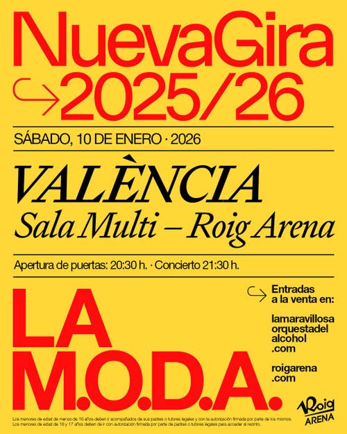 Nueva Gira 25/26 - LA M.O.D.A.