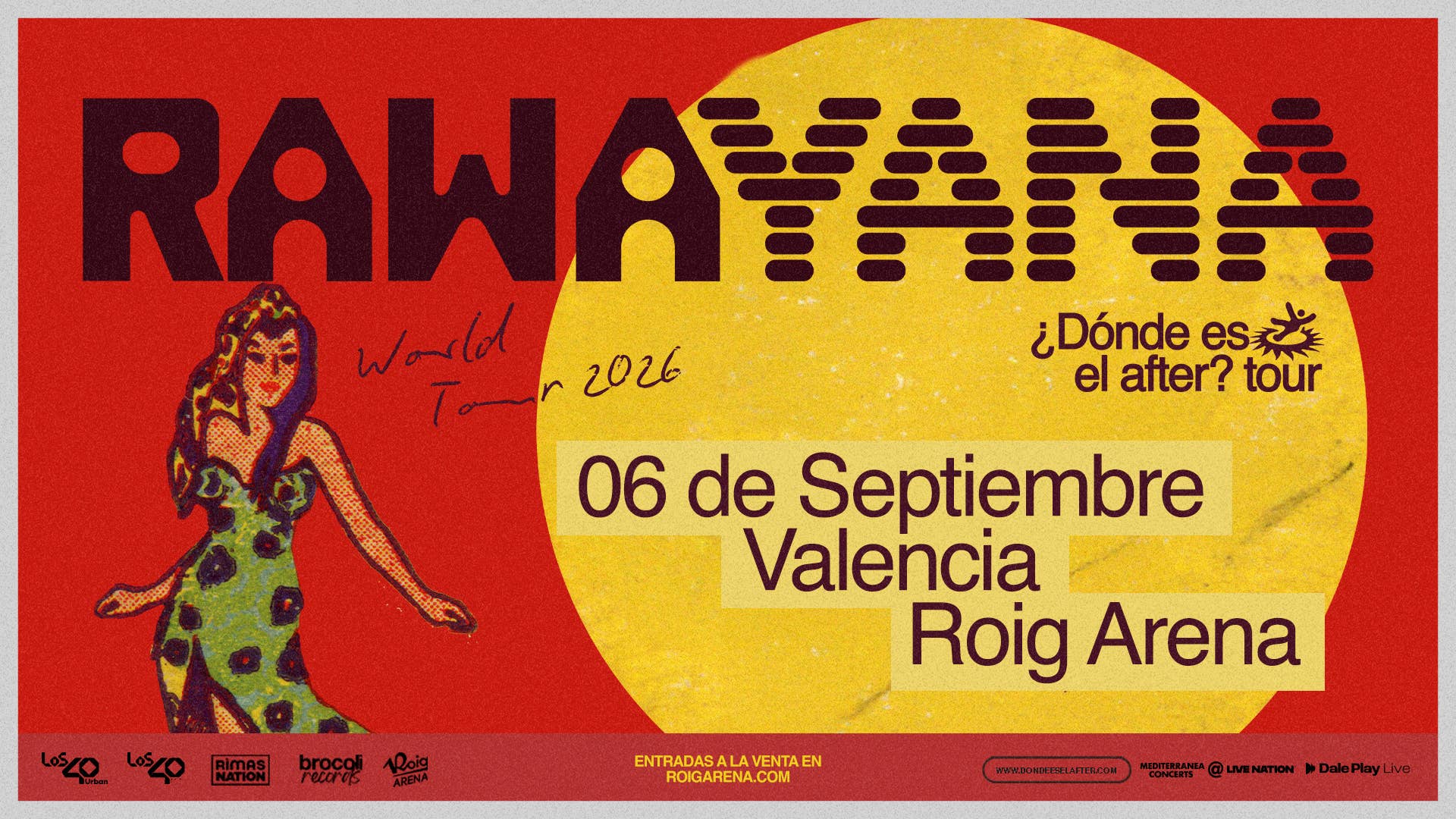 ¿Dónde es el after? World Tour - RAWAYANA
