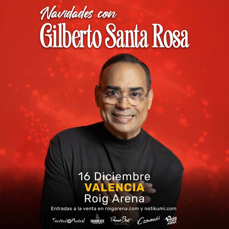 Anuncio Concierto Gilberto Santa Rosa