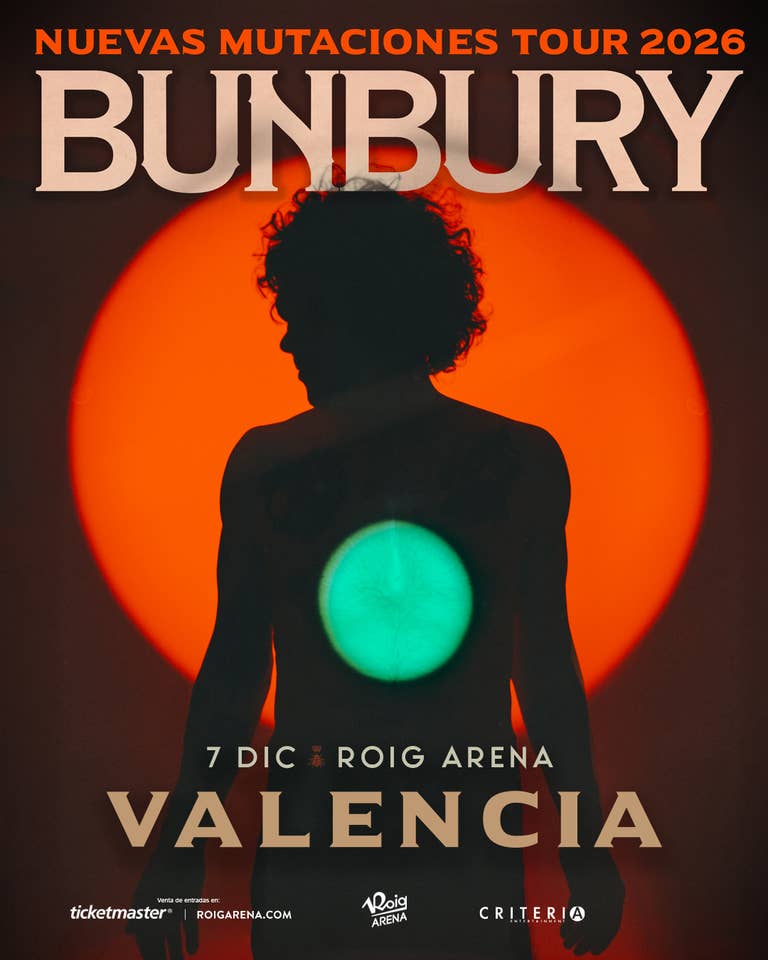 Anuncio Concierto Bunbury