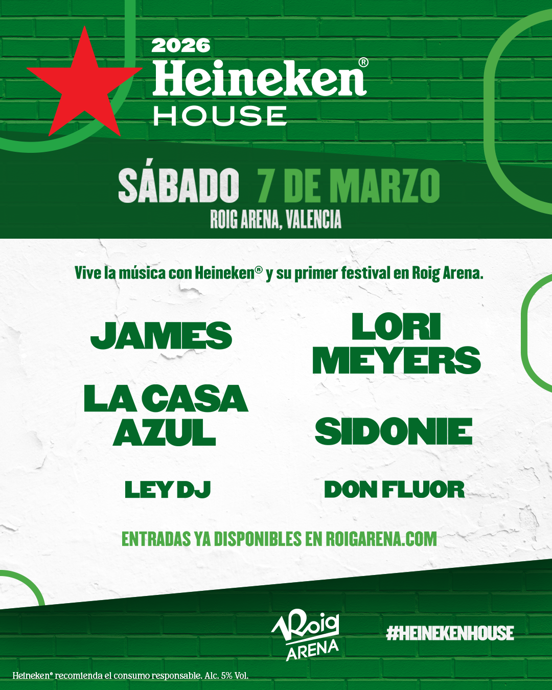 Cartel Completo Heineken House