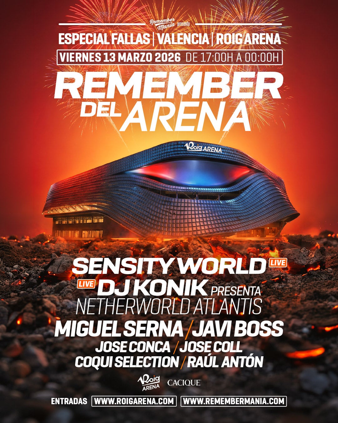 Anuncio Remember del Arena