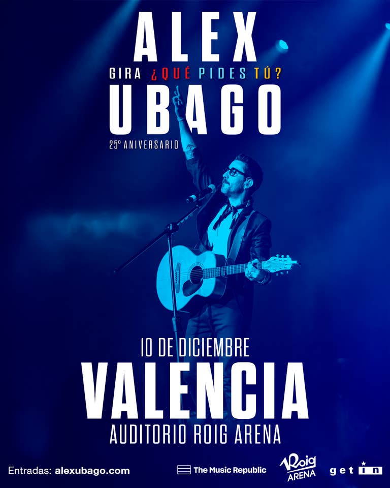 Anuncio Concierto Álex Ubago