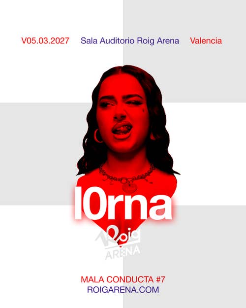L0rna actuará el 5 de marzo en la Sala Auditorio Roig Arena