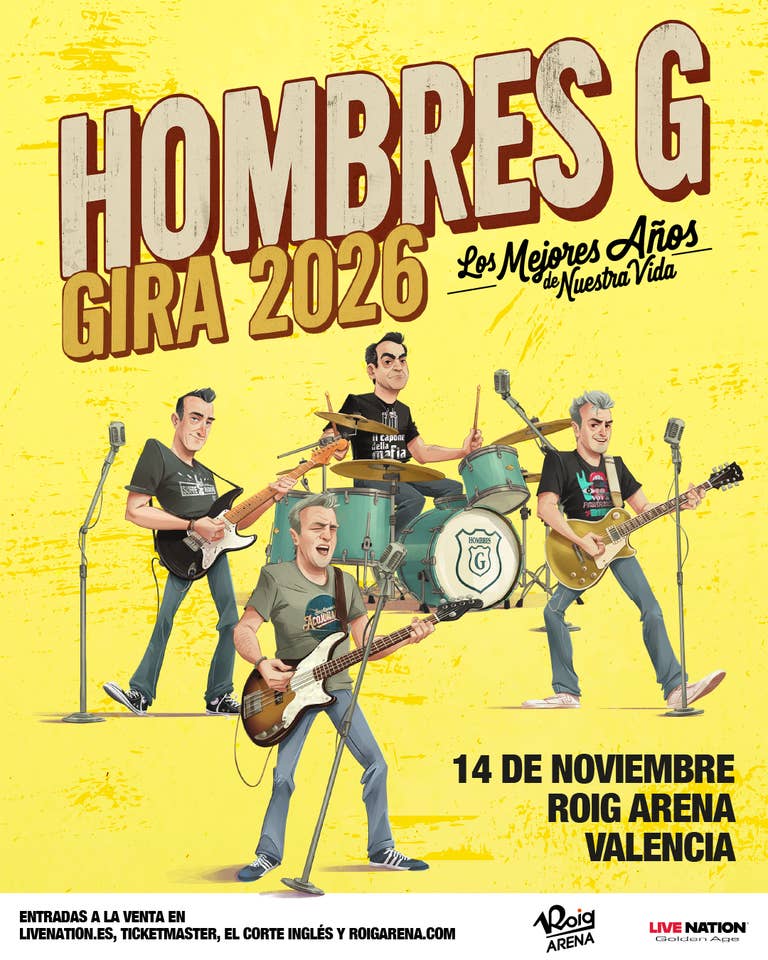 Anuncio concierto Hombres G