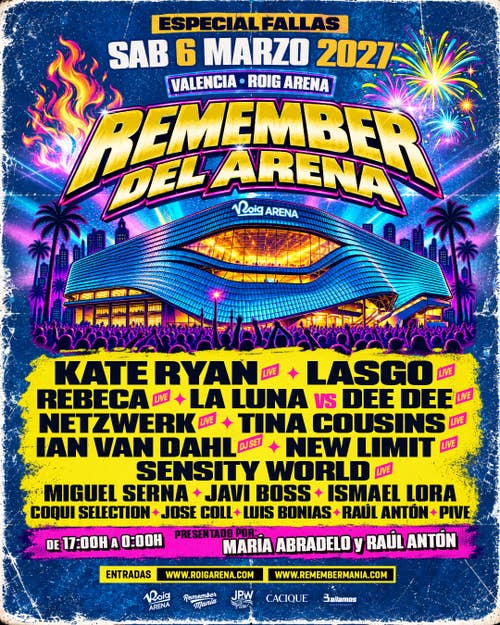 Roig Arena reunirá el 6 de marzo a grandes iconos de la música remember
