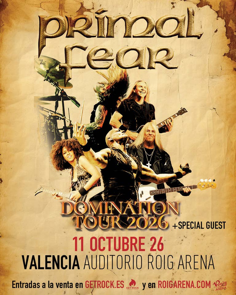 Anuncio Concierto Primal Fear