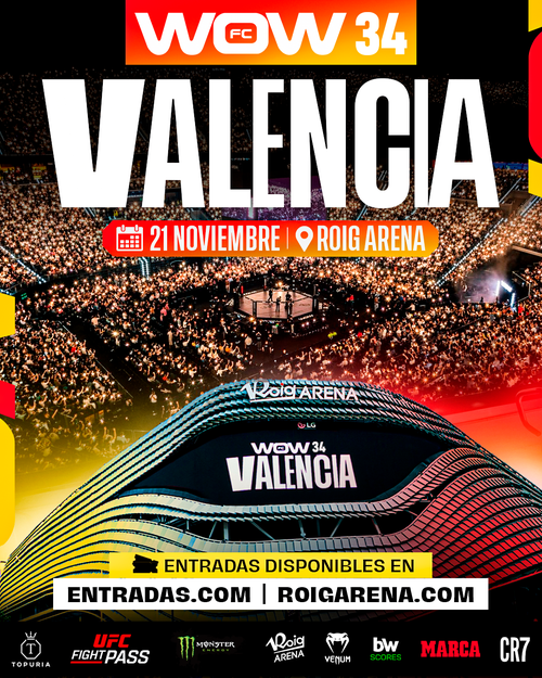 Roig Arena to Host WOW 34 on November 21
