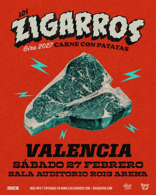 Los Zigarros Bring the “Carne con Patatas” Tour to the Roig Arena Auditorium on 27 February