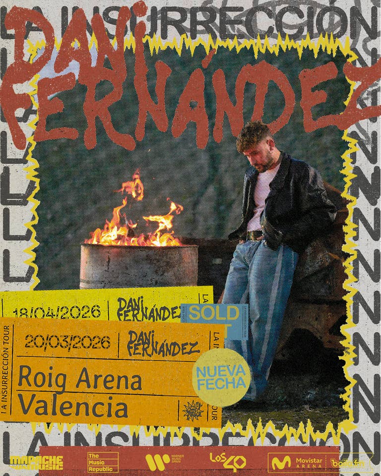 Anuncio Nuevo Concierto Dani Fernández