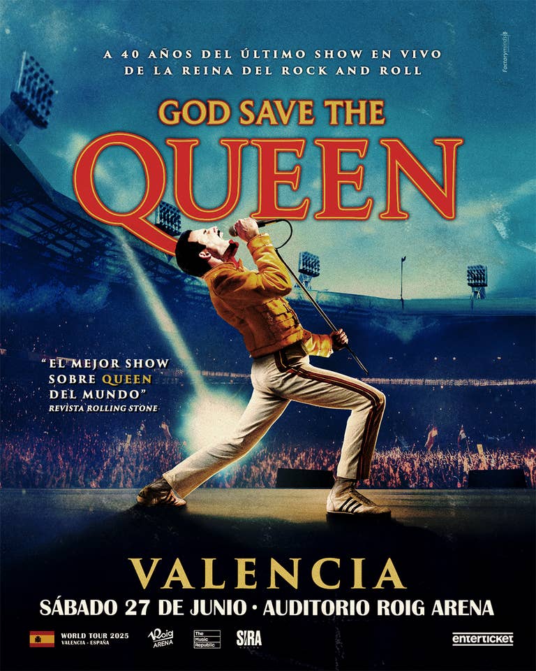 Anuncio Concierto God Save The Queen
