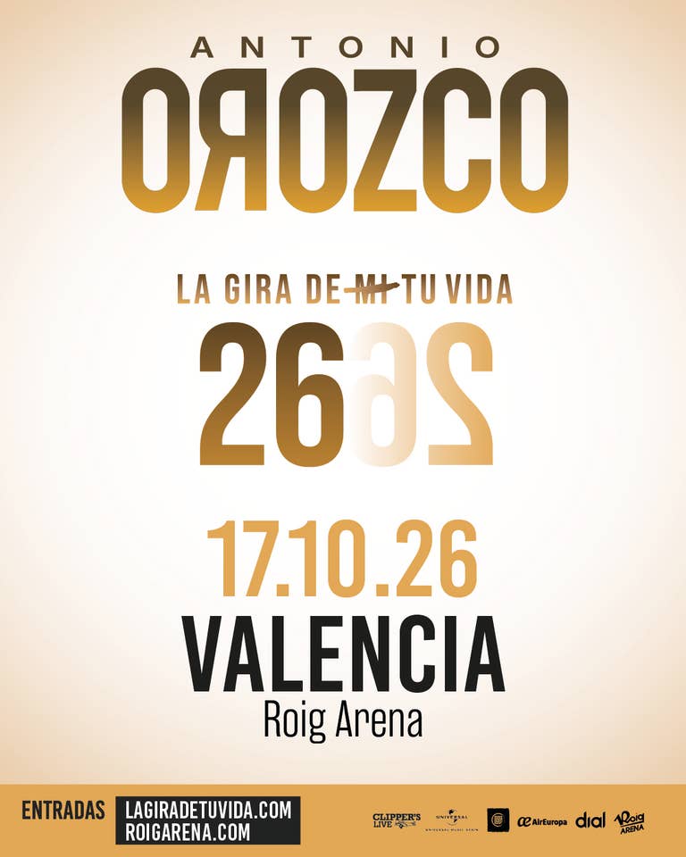 Anuncio Concierto Antonio Orozco