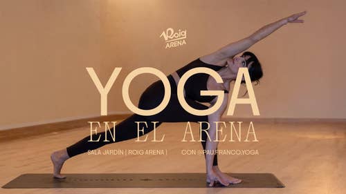 Roig Arena acogerá clases de yoga en la Sala Jardín