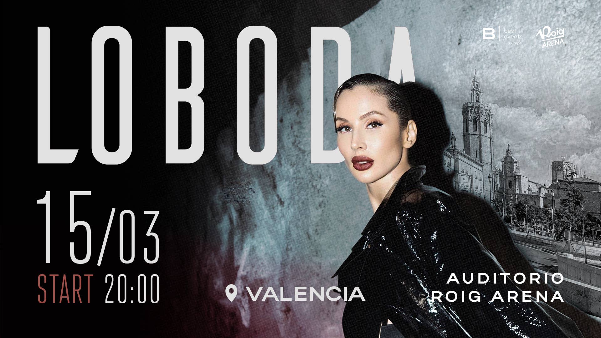 Anuncio concierto LOBODA