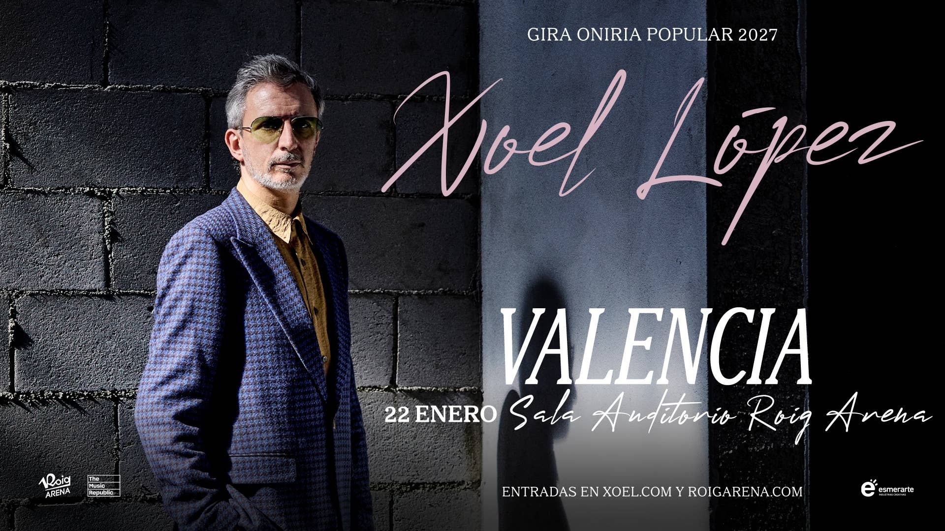 Xoel López arrancará la gira “Oniria Popular” el 22 de enero en la sala Auditorio Roig Arena
