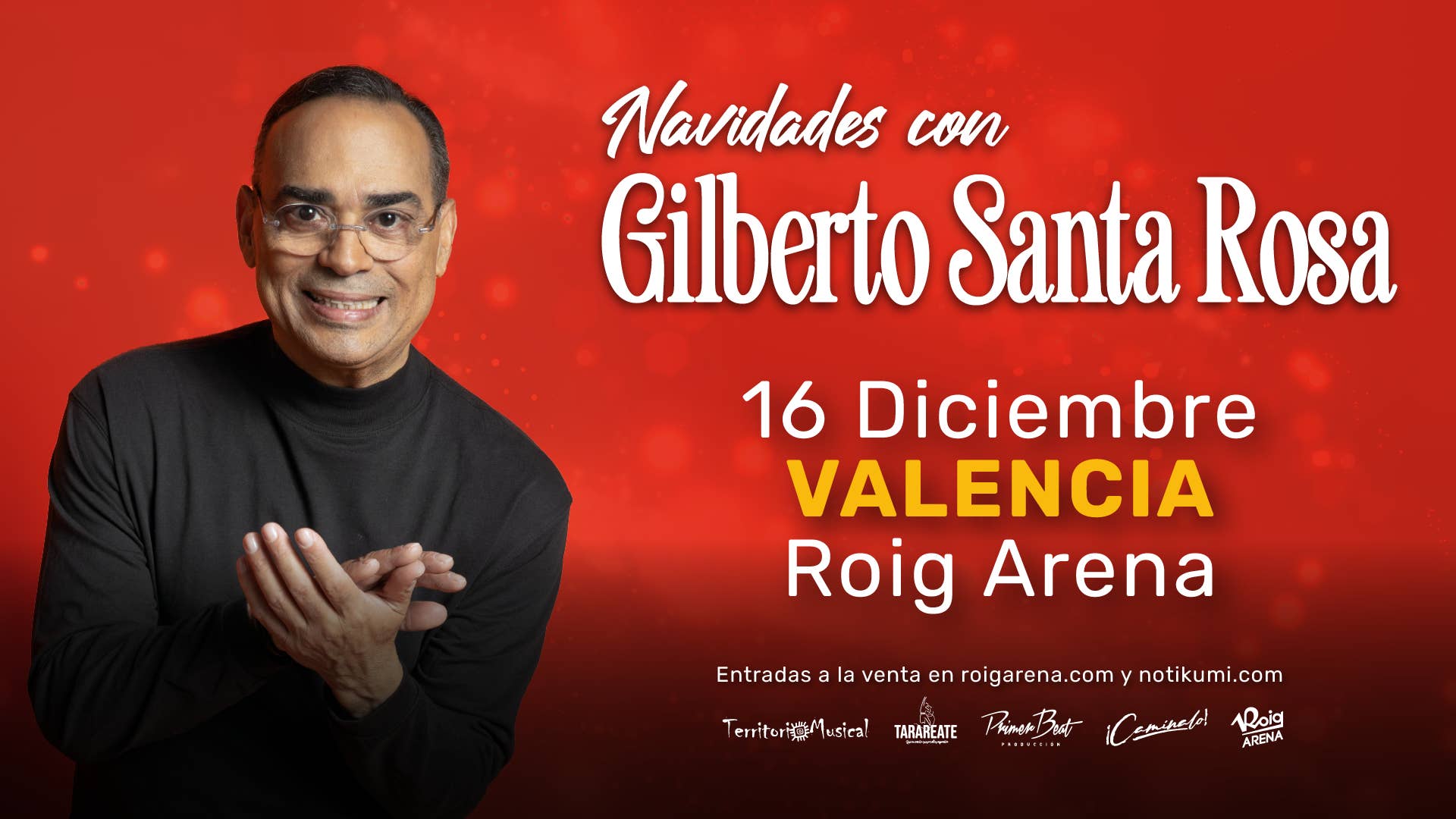 Anuncio Concierto Gilberto Santa Rosa