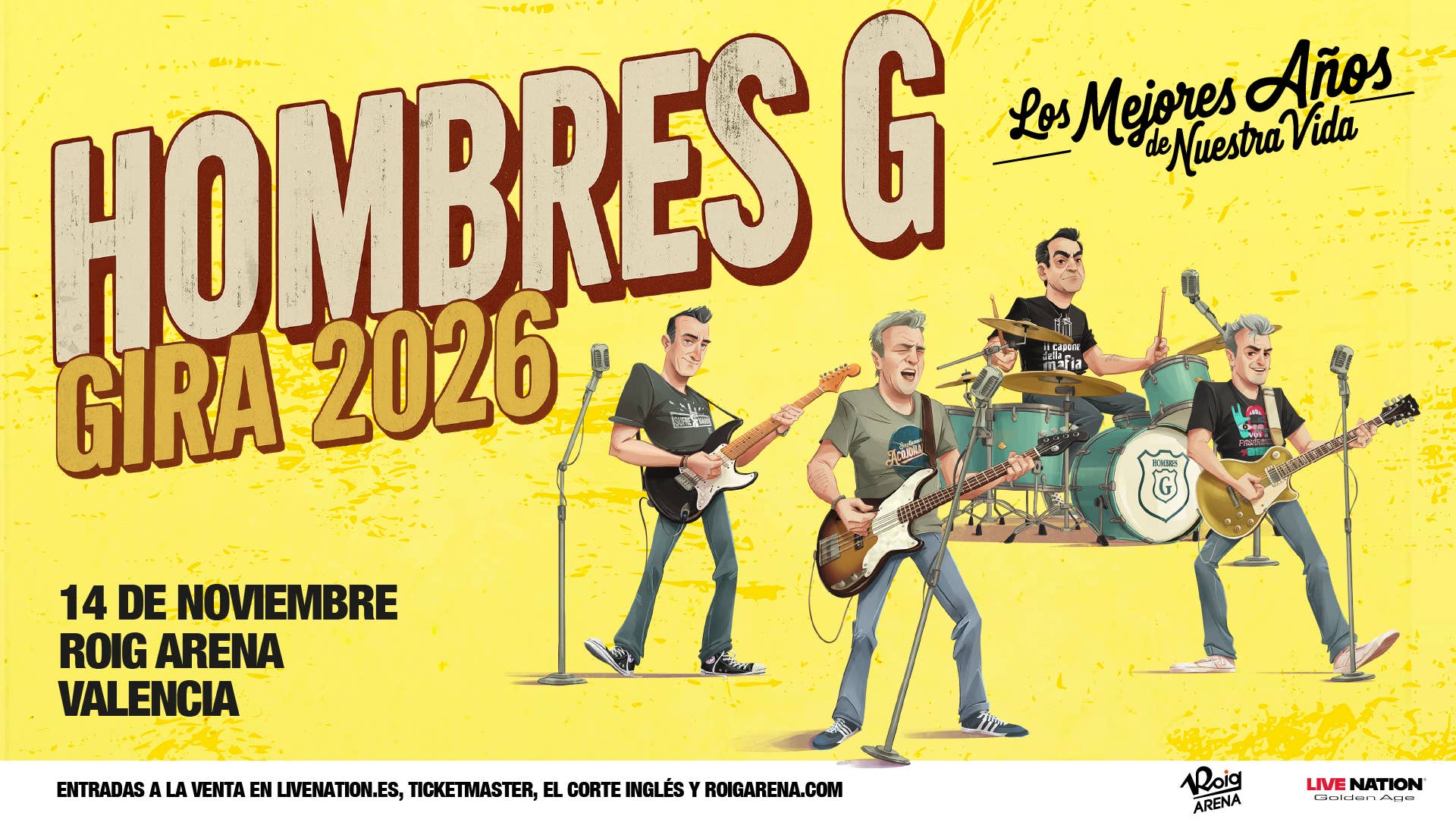 Anuncio concierto Hombres G