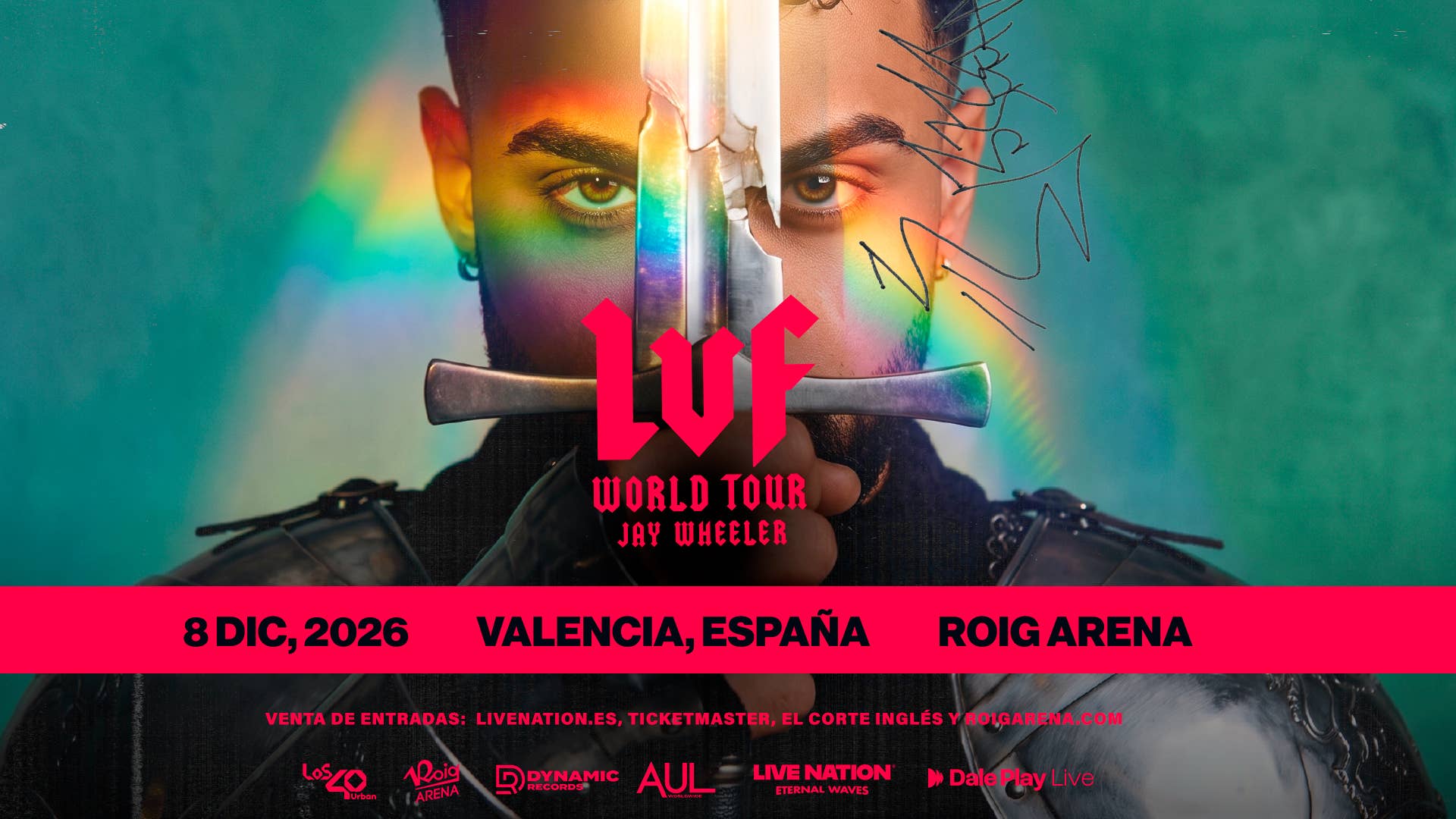 El puertorriqueño Jay Wheeler actuará el 8 de diciembre en Roig Arena