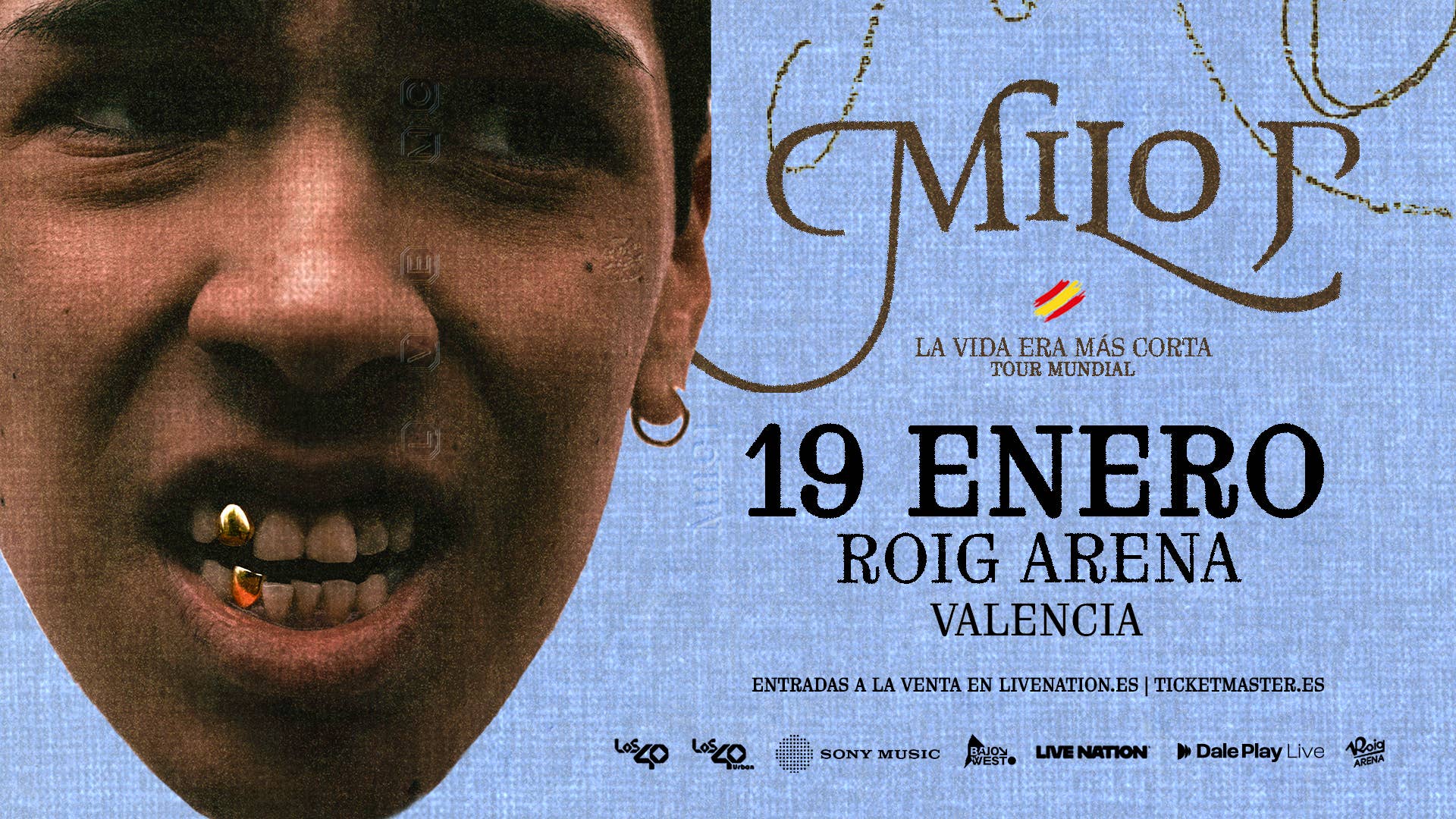 Anuncio Concierto Milo J
