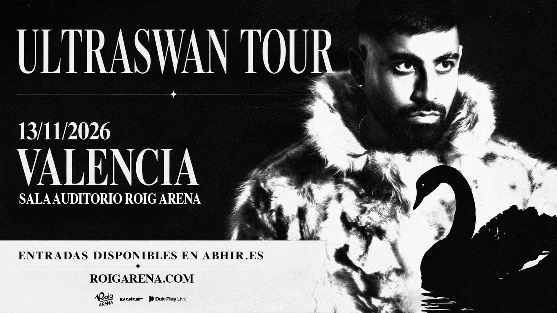 Abhir actuará el 13 de noviembre en la sala Auditorio Roig Arena