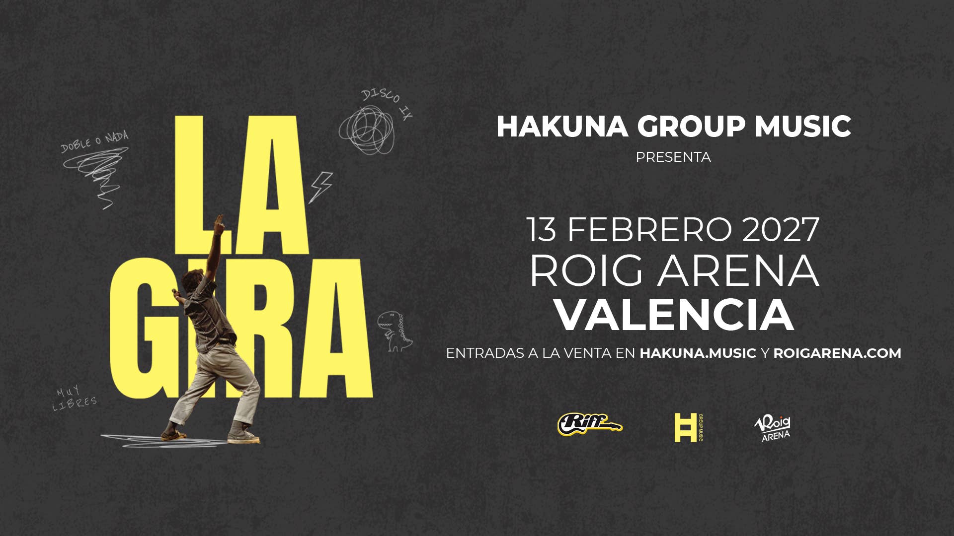 Hakuna Group Music to Perform at Roig Arena on 13 February