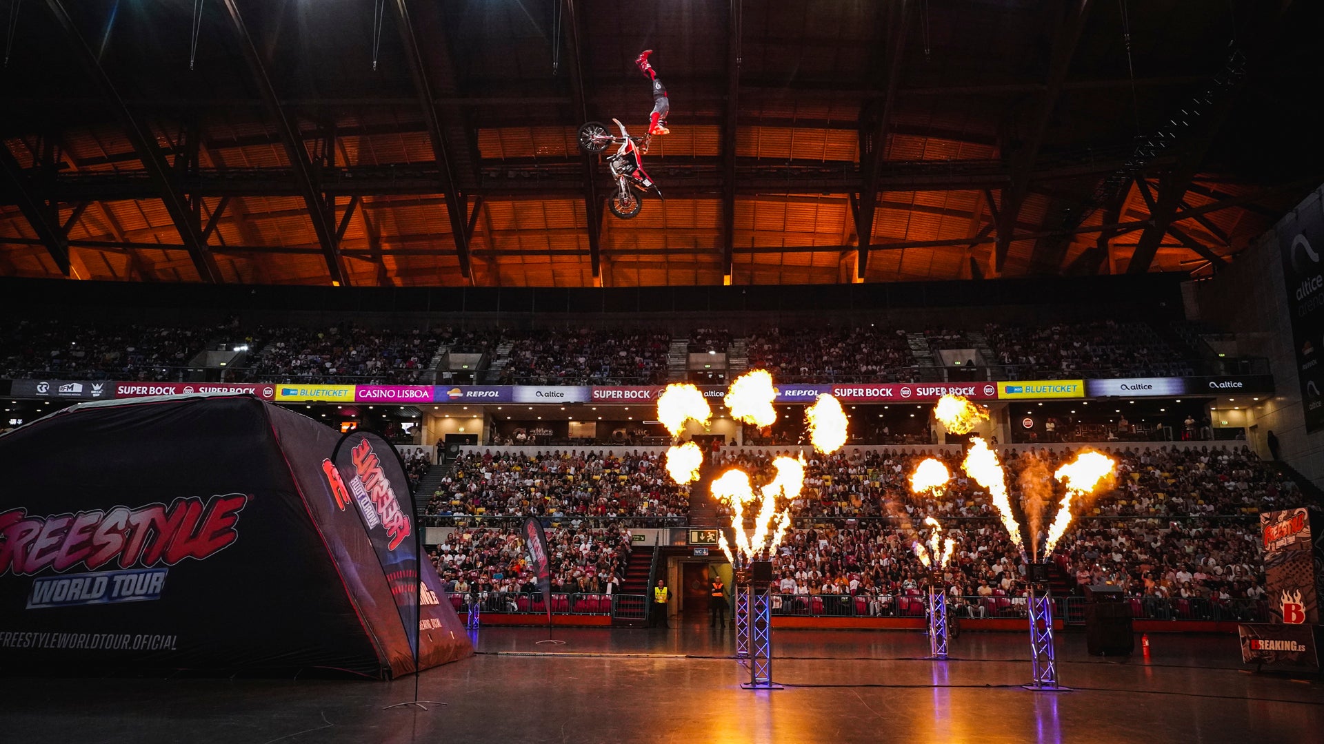 Anuncio Espectáculo Freestyle motos