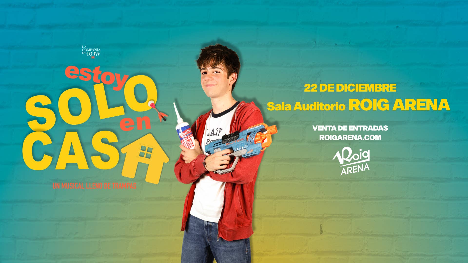 La Sala Auditorio Roig Arena acogerá el musical familiar “Estoy Solo en Casa” el 22 de diciembre