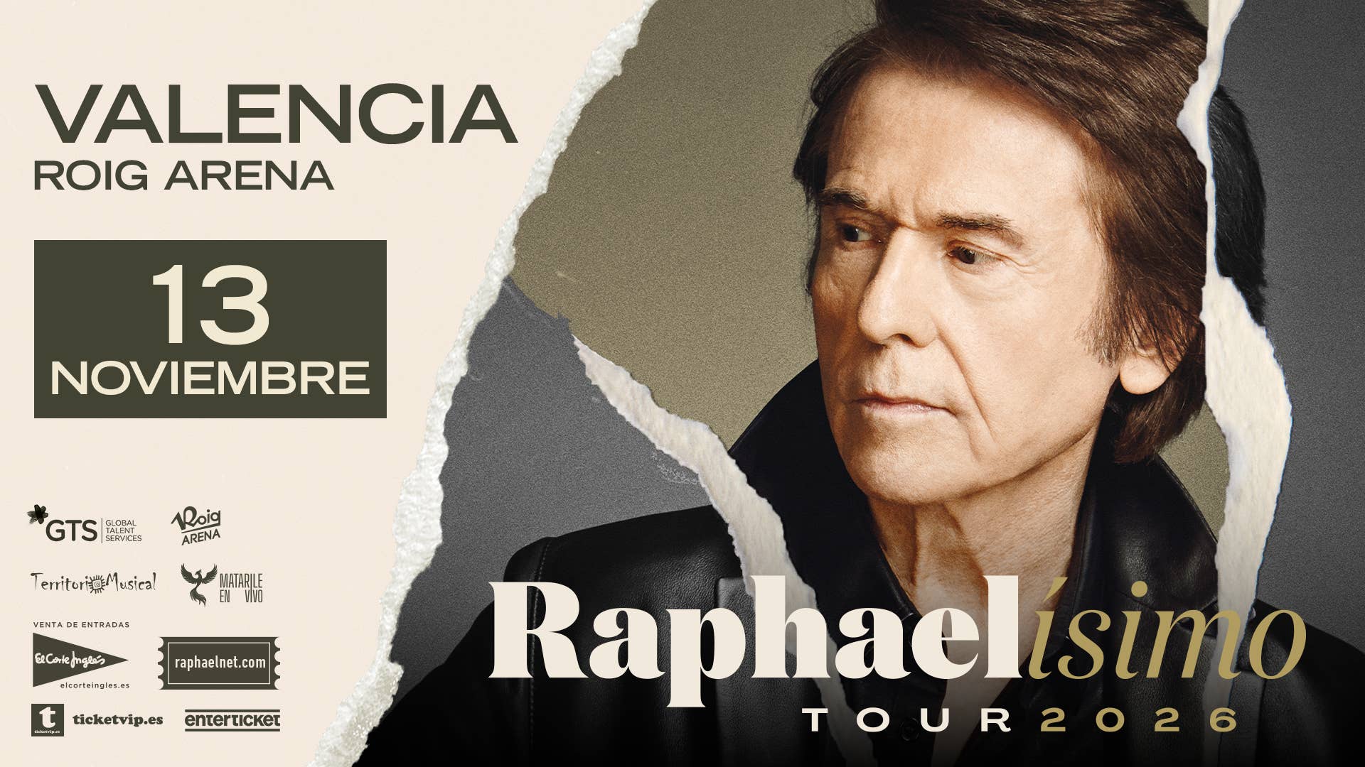 Anuncio Concierto Raphael