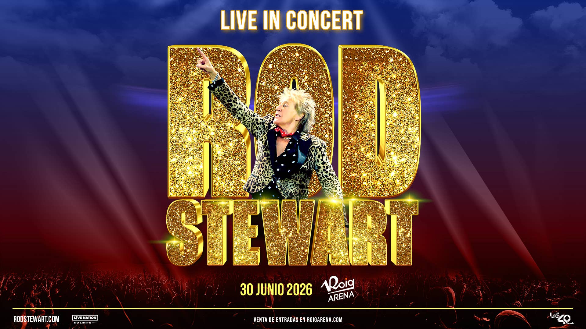 Anuncio Concierto Rod Stewart