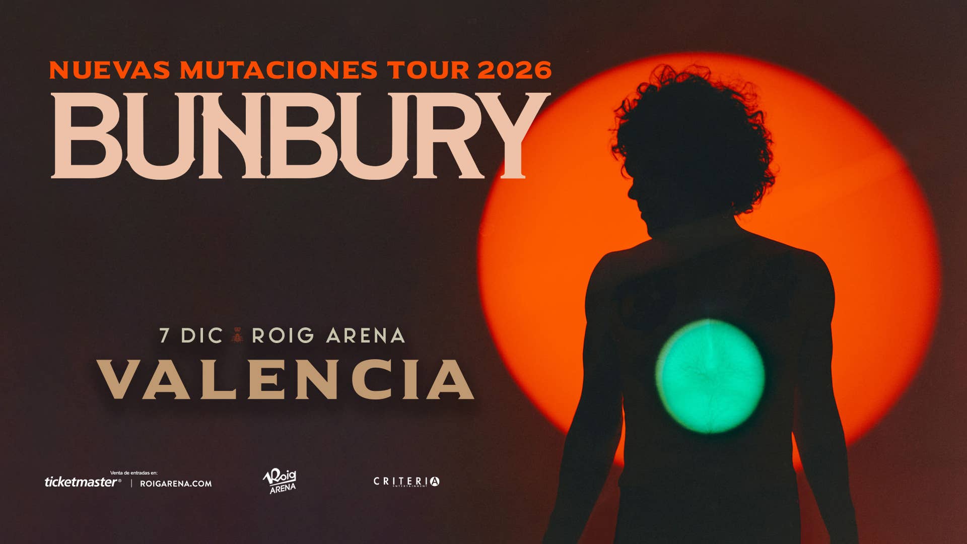 Anuncio Concierto Bunbury