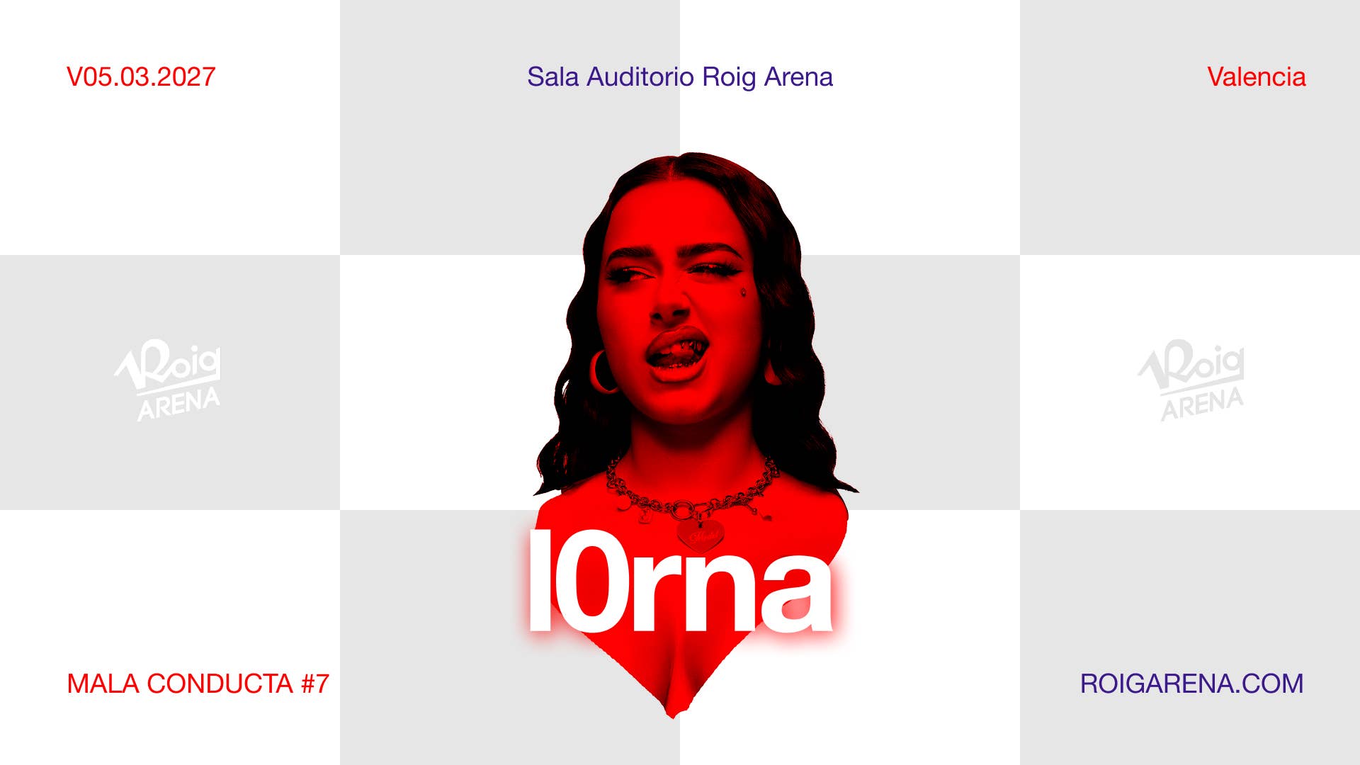 L0rna actuará el 5 de marzo en la Sala Auditorio Roig Arena