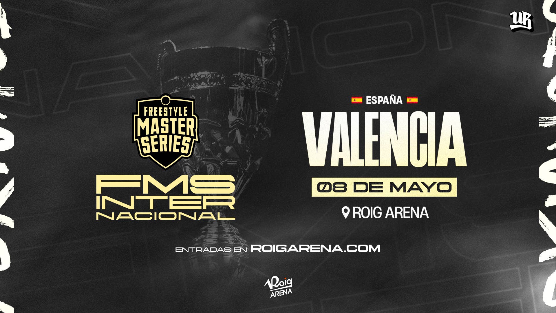 Roig Arena acoge el 8 de mayo la Gran Final de FMS Internacional, el mayor evento de rimas improvisadas