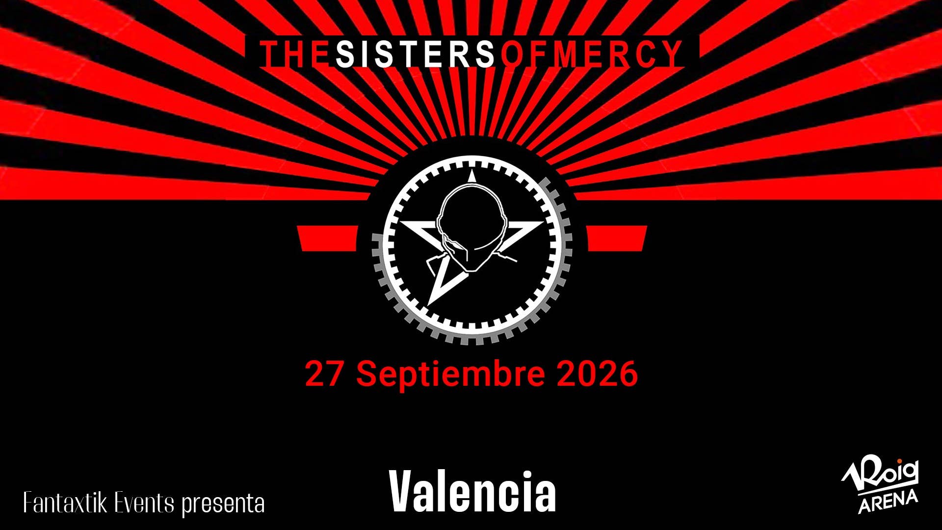 Anuncio Concierto The Sisters of Mercy