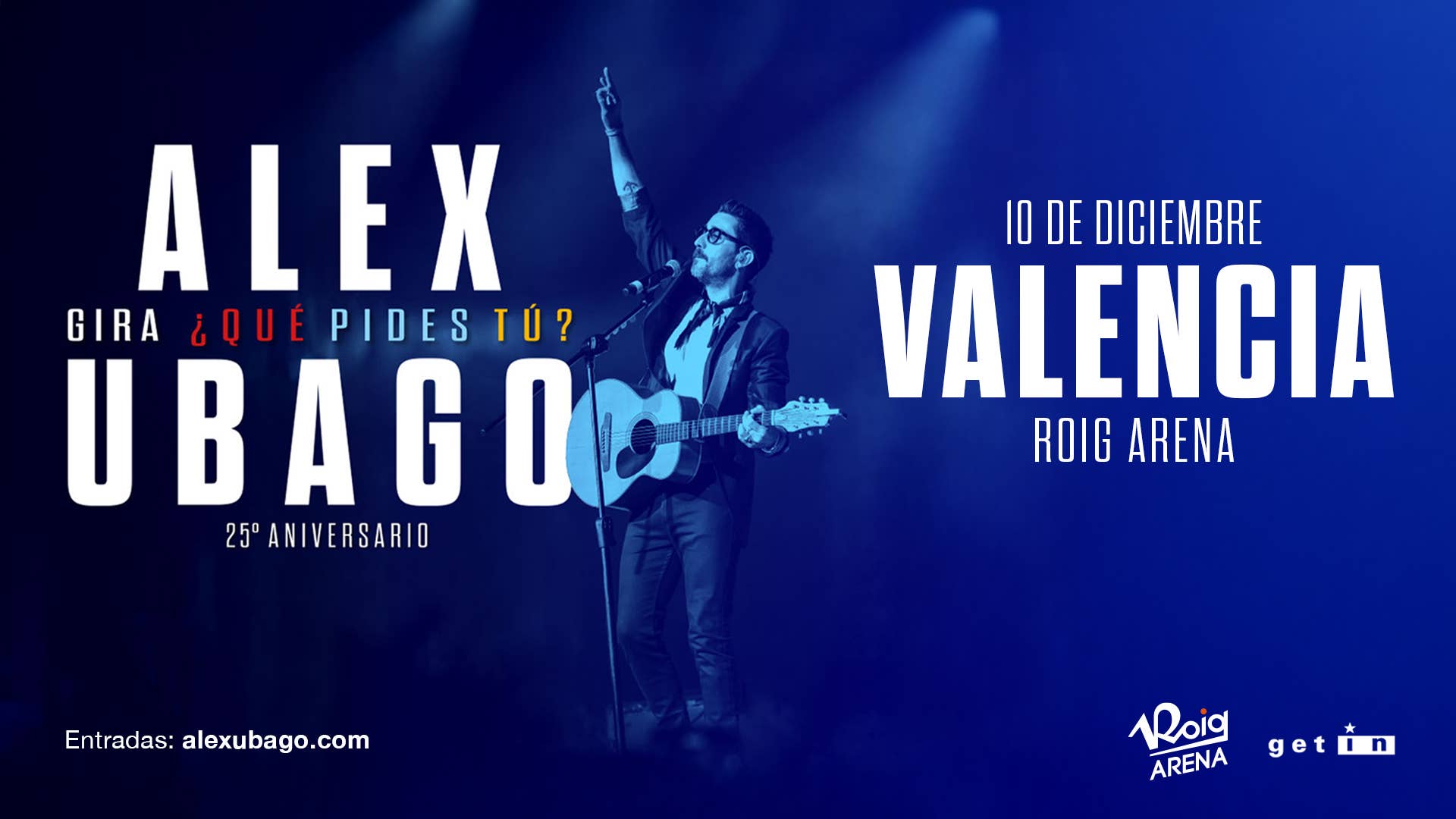 Anuncio Concierto Álex Ubago