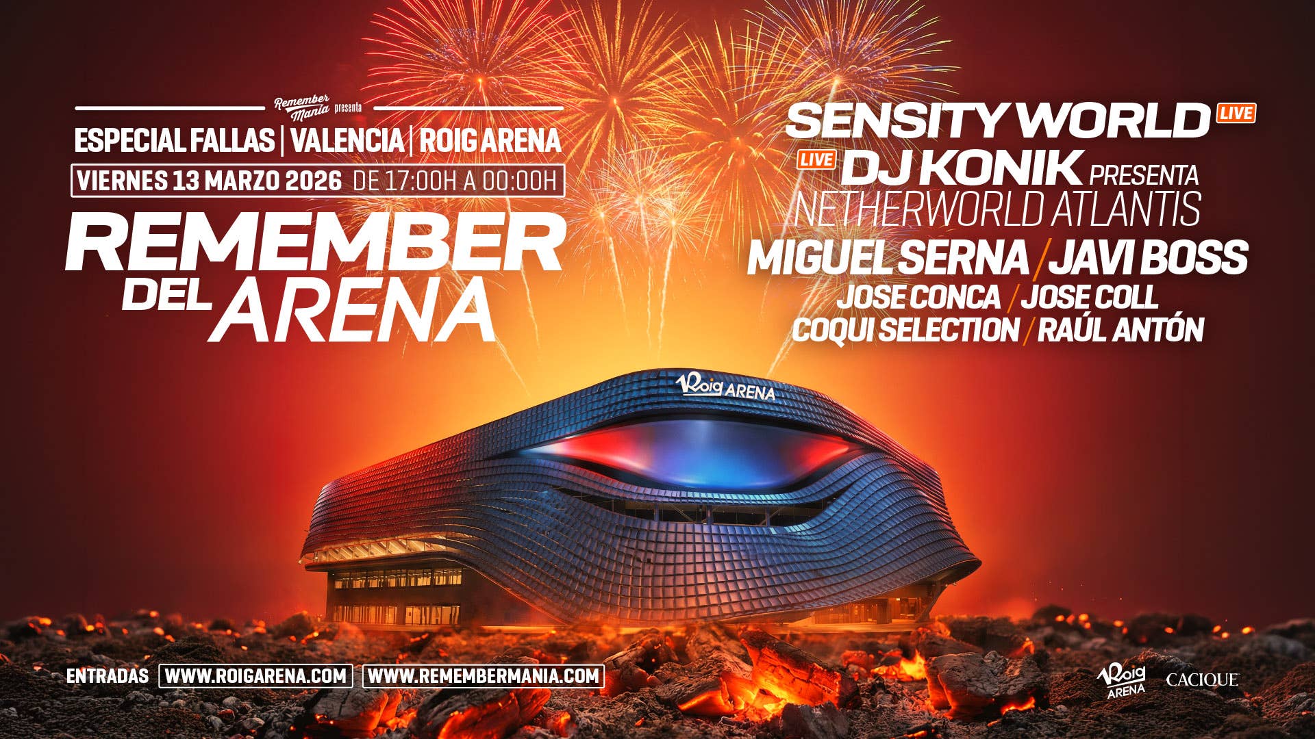 Anuncio Remember del Arena