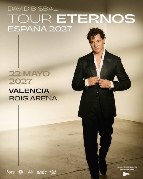 David Bisbal arrancará su gira “Eternos” el 22 de mayo en Roig Arena