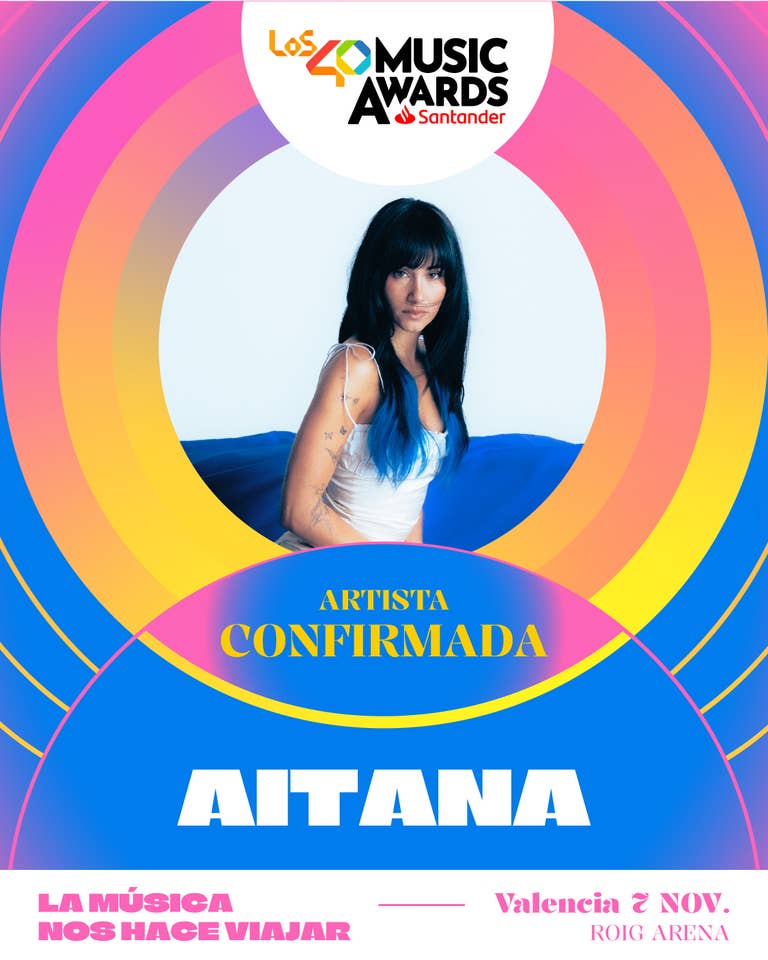 Aitana, primera confirmación LOS40 Music Awards 2025