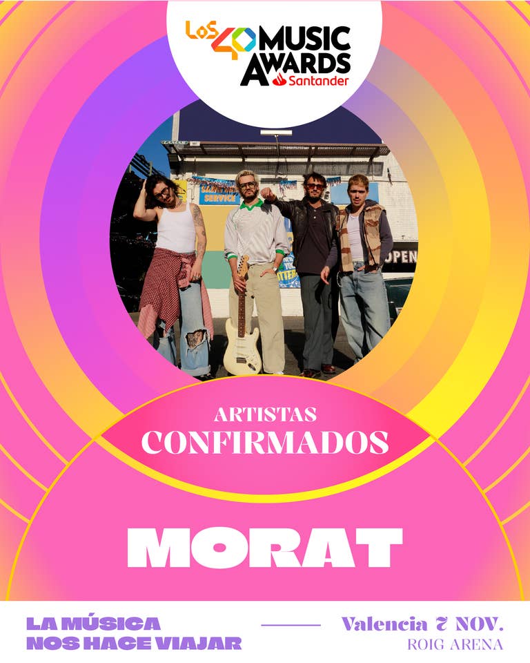 Morat, Confirmado LOS40 Music Awards