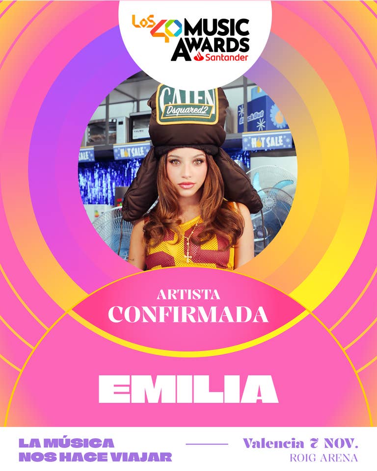 Anuncio Emilia LOS40 Music Awards
