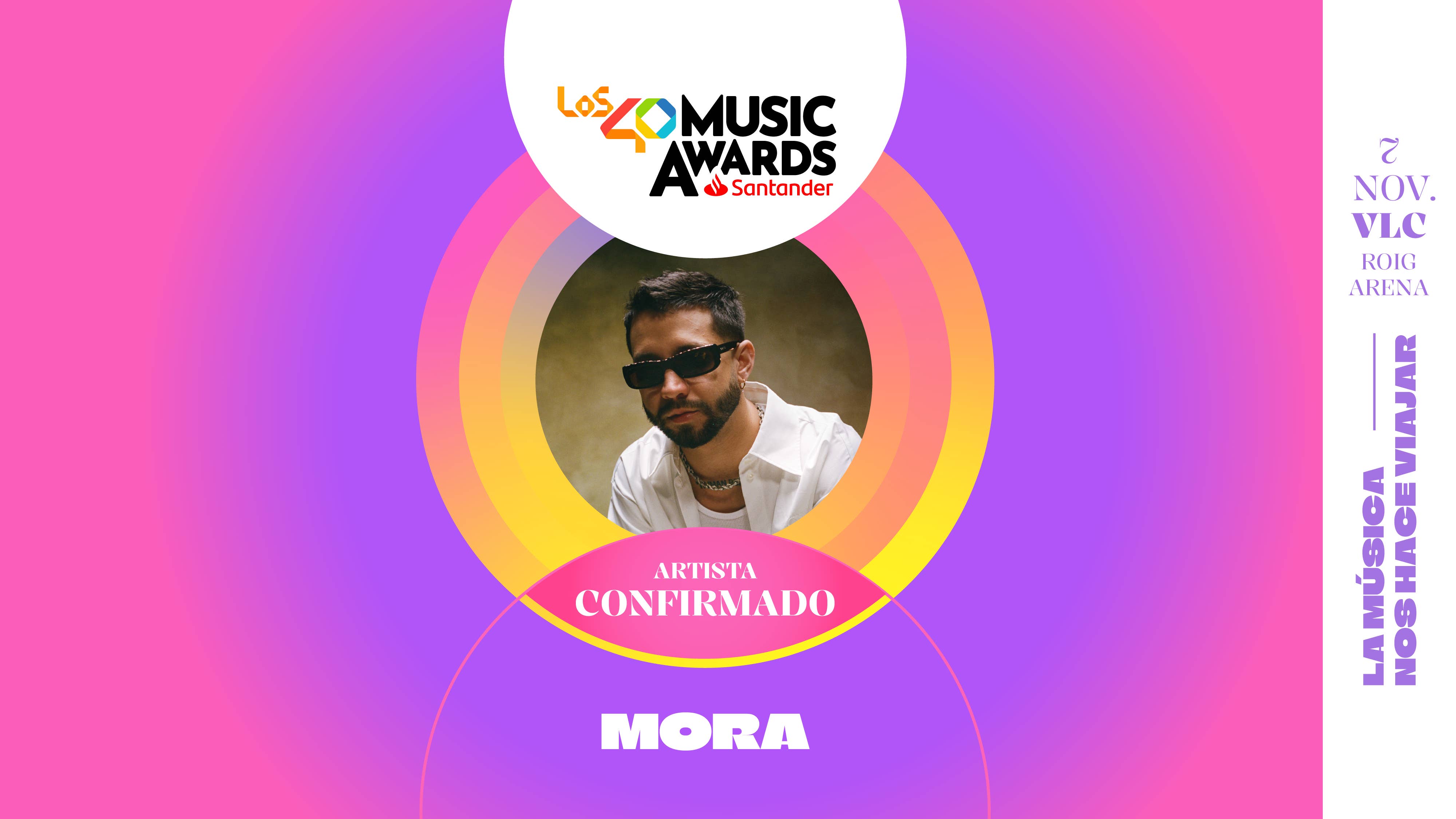 Anuncio Mora y De la Rose LOS40 Music Awards