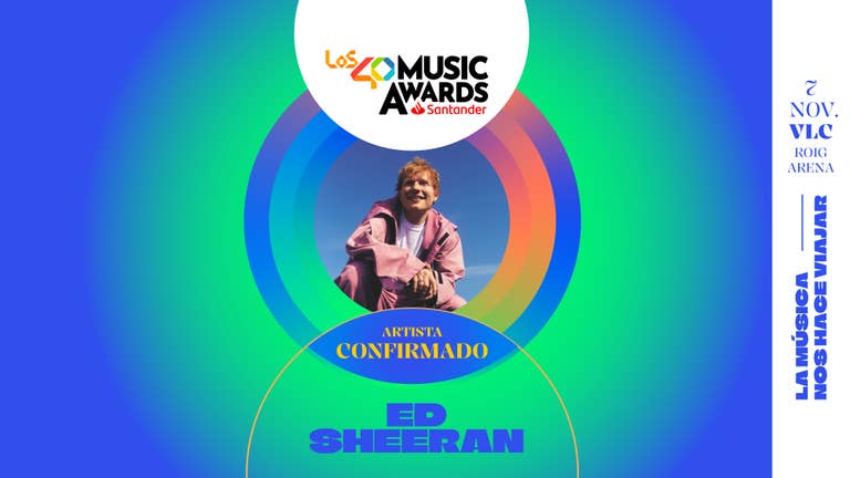 Ed Sheeran, confirmado LOS40 Music Awards