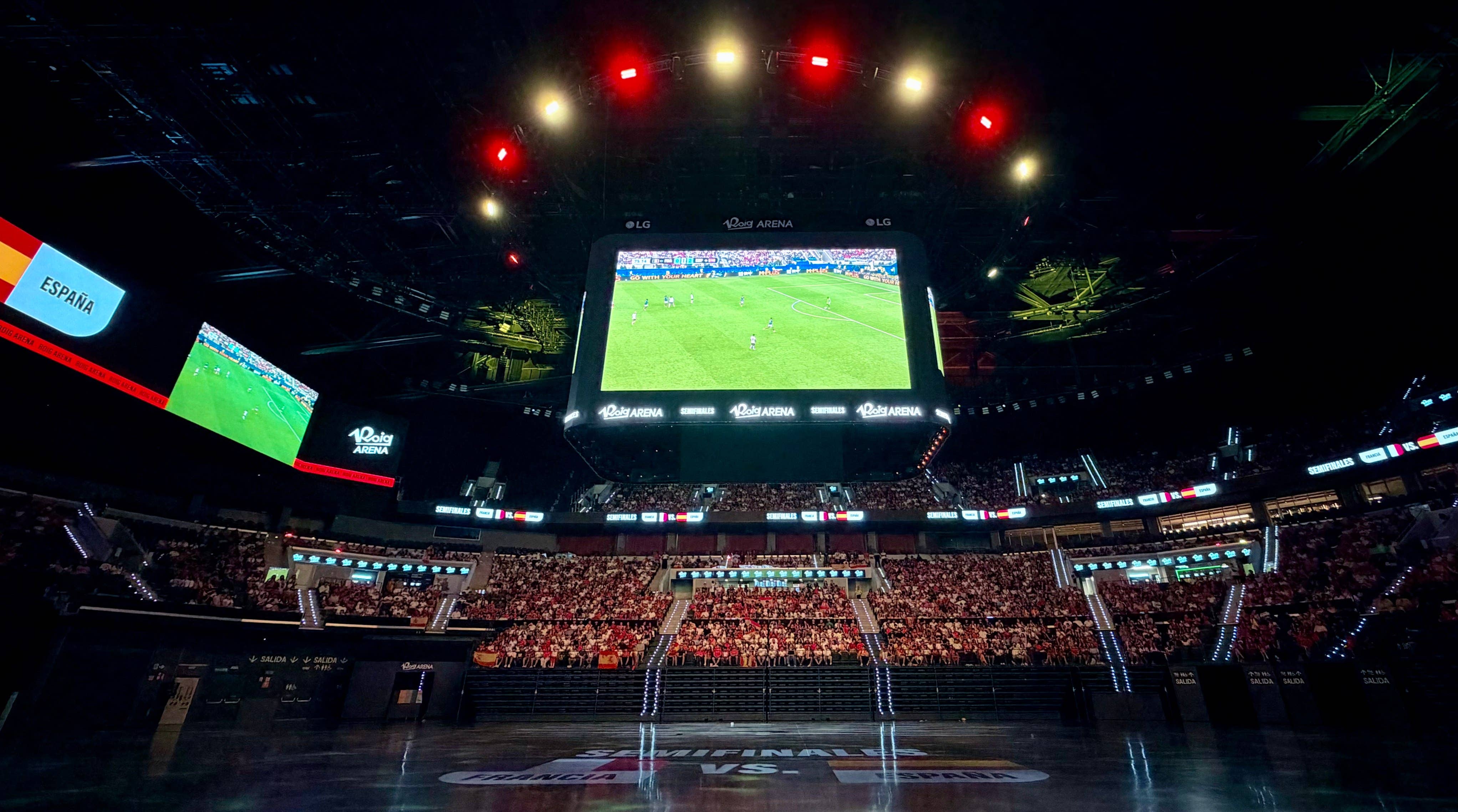 Roig Arena proyectará la Final del Mundial en sus pantallas gigantes
