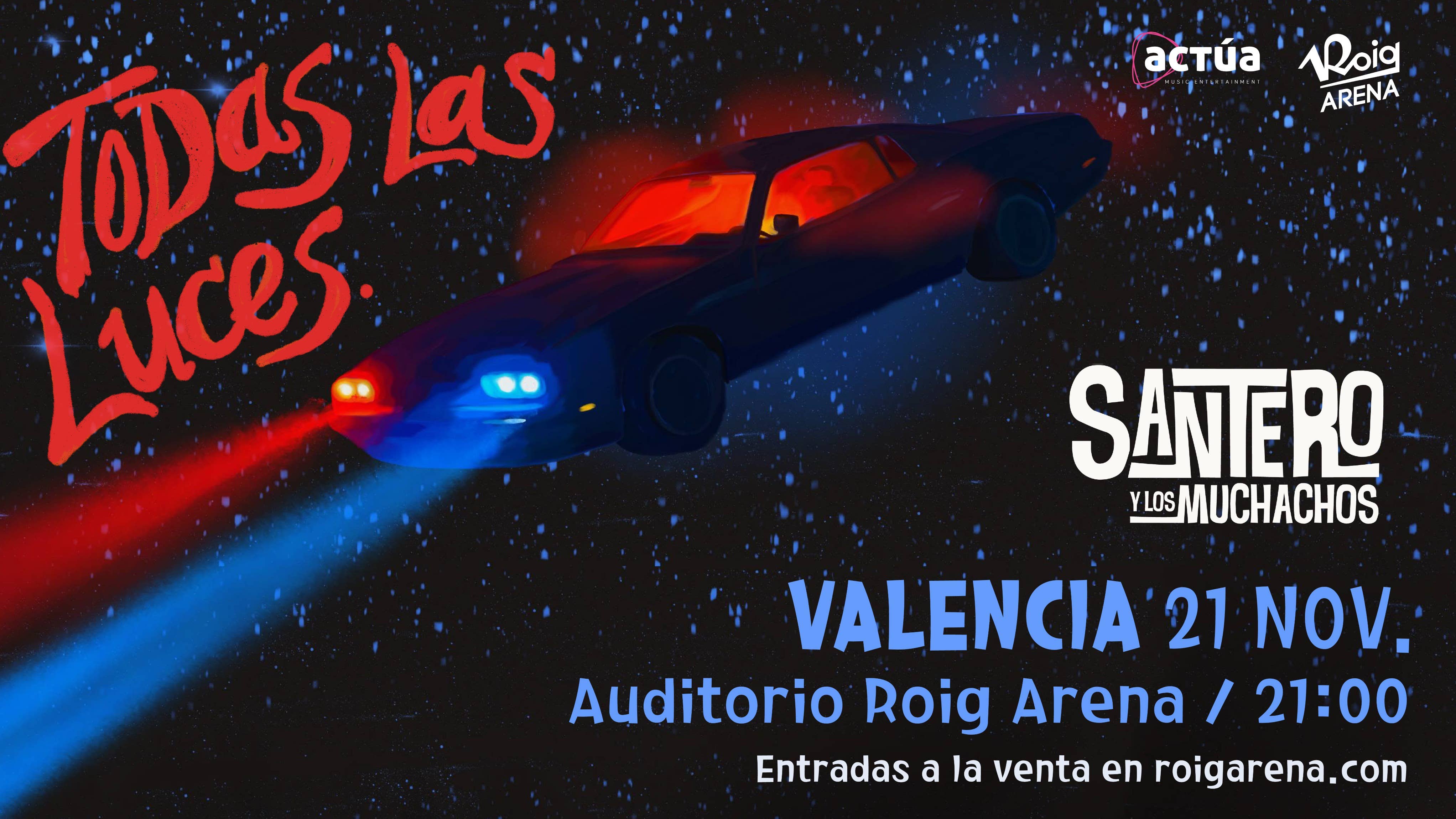 Anuncio Concierto Santero y los Muchachos