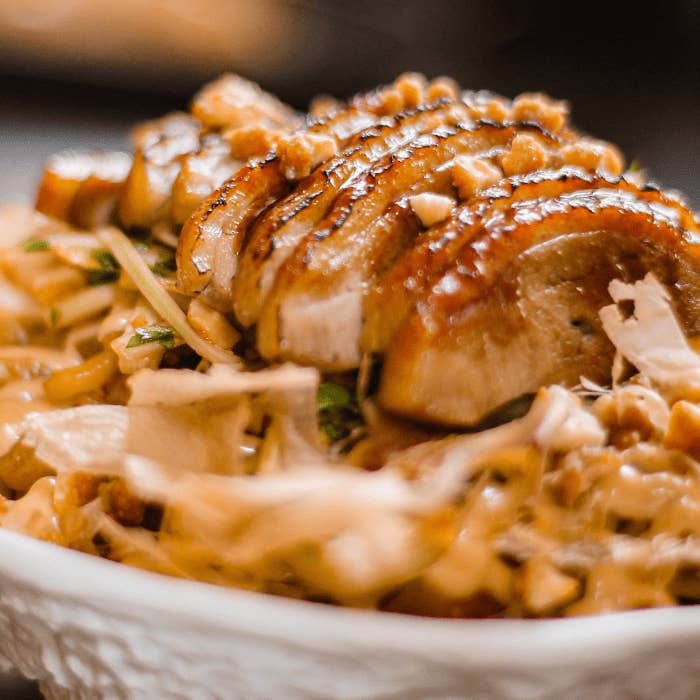Noodles pato laqueado