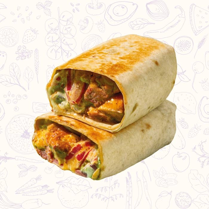Burrito pollo piña